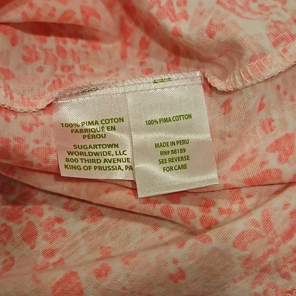 Lilly Pulitzer Pink Floral Top - Picture 9 of 9